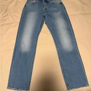 NWT Levi's High Rise 501 curve straight jeans